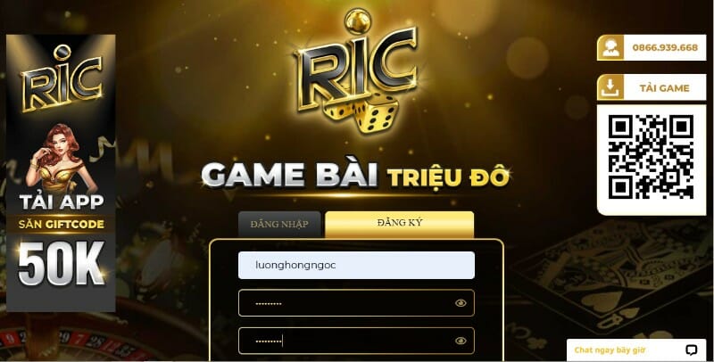 Chơi game Ric Win - Nhận Ric Win Giftcode miễn phí mới nhất 2023