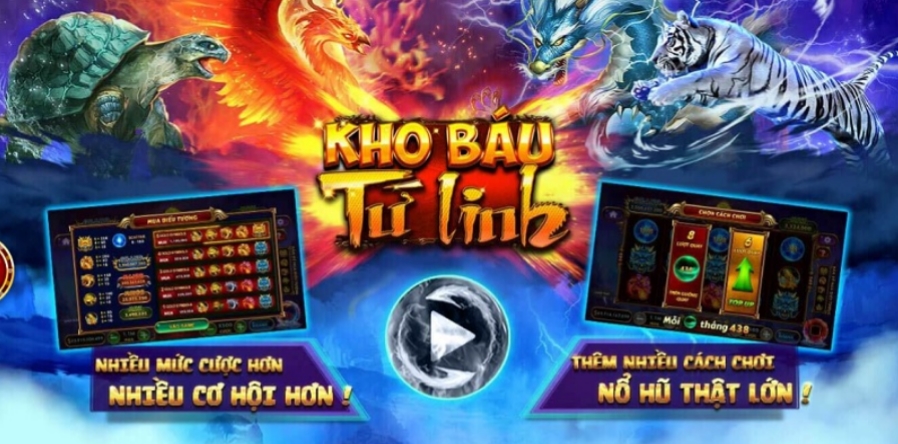 Trải nghiệm săn kho báu Tứ Linh tại nhà cái hàng đầu Go88 nào