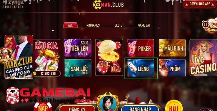 Game Bài Liêng Man Club – Trải Nghiệm Không Gian Sòng Bài Hấp Dẫn