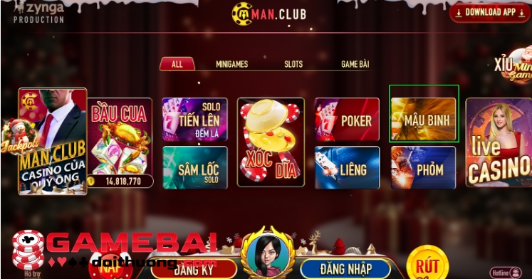 Giới Thiệu Game Bài Mậu Binh Man Club