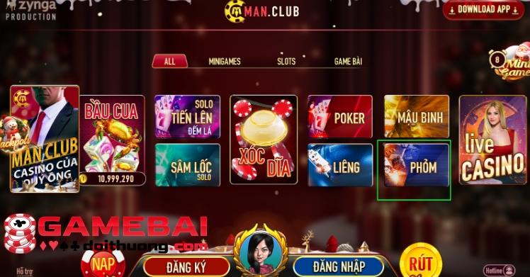 Game Bài Phỏm Man Club – Sân Chơi Yêu Thích Của Nhiều Bạn Trẻ