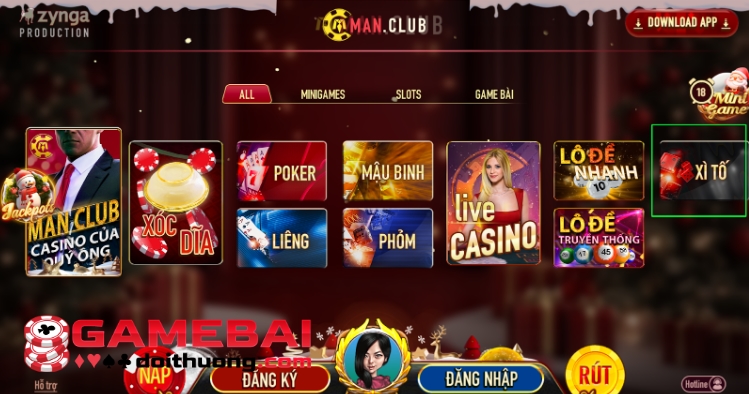 Giới Thiệu Game Bài Xì Tố Man Club