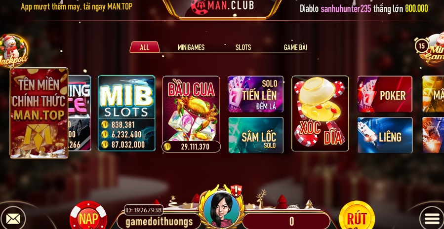 Game Bầu Cua Man club – Trò chơi dân gian trong diện mạo mới