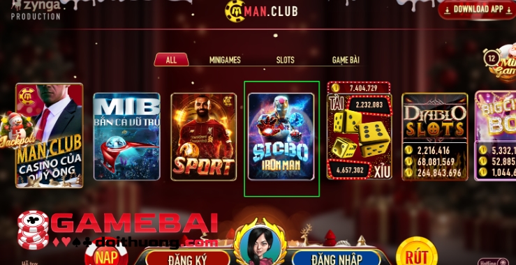 Giới Thiệu Game Sicbo Iron Man Man Club