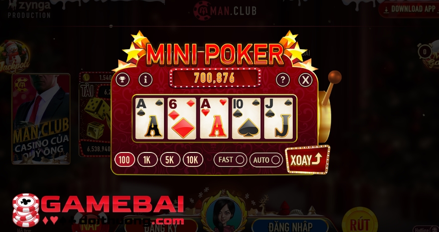 Mini Poker Man Club – Giải Trí Mọi Nơi Cùng Bạn Bè