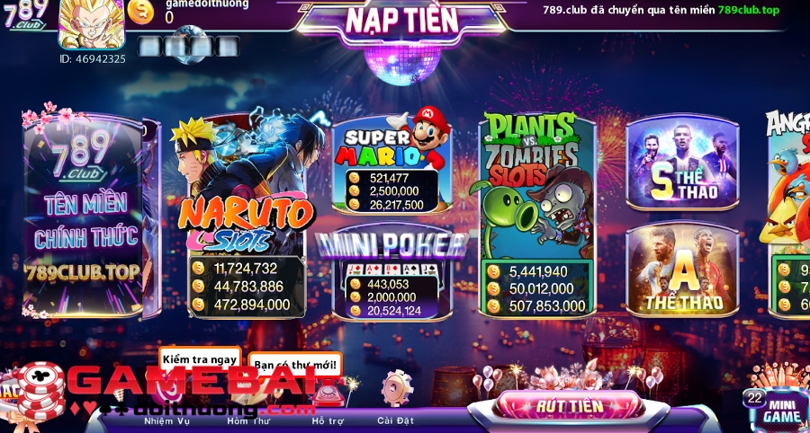 Game Naruto Slots 789 Club – Cuộc Phiêu Lưu Huyền Thoại Cùng Những Ninja Tài Ba